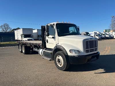 Freightliner M2 112 Tandem Axle 23 ft Flatbed Truck - 350HP, 10 Speed Manual