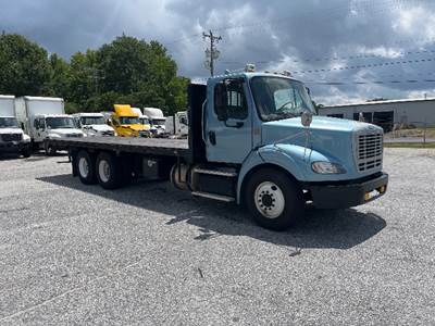 Freightliner M2 112 Tandem Axle 26 ft Flatbed Truck - 410HP, 10 Speed Automatic