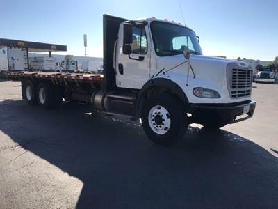 Freightliner M2 112 Tandem Axle Flatbed Truck - 350HP, 10 Speed Manual