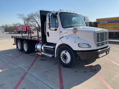 Freightliner M2 112 Tandem Axle Flatbed Truck - 450HP, 10 Speed Manual