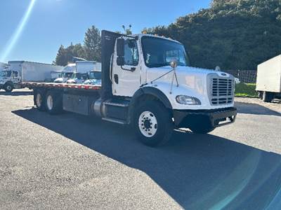 Freightliner M2 112 Tandem Axle Flatbed Truck - 350HP, 10 Speed Manual