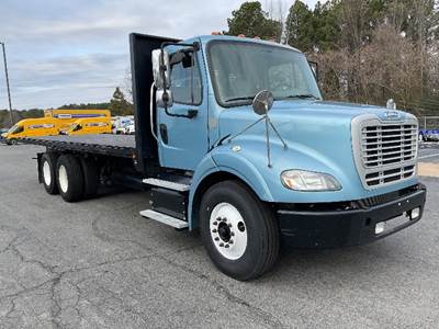 Freightliner M2 112 Tandem Axle Flatbed Truck - 410HP, 10 Speed Automatic