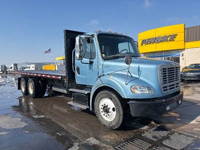 Freightliner M2 112 Tandem Axle Flatbed Truck - 410HP, 10 Speed Automatic