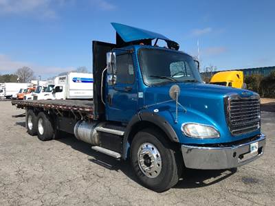 Freightliner M2 112 Tandem Axle Flatbed Truck - 410HP, 10 Speed Manual