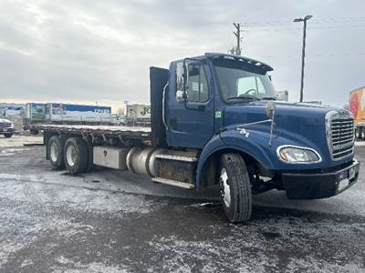 Freightliner M2 112 Tandem Axle Flatbed Truck - 350HP, 10 Speed Automatic