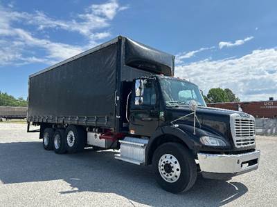 Freightliner M2 112 Tandem Axle Flatbed Truck - 450HP, 10 Speed Automatic