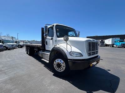 Freightliner M2 112 Tandem Axle Flatbed Truck - 410HP, 10 Speed Automatic