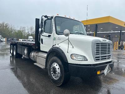 Freightliner M2 112 Tandem Axle Flatbed Truck - 410HP, 10 Speed Automatic