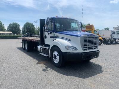 Freightliner M2 112 Tandem Axle Flatbed Truck - 450HP, 10 Speed Automatic