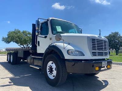 Freightliner M2 112 Tandem Axle Flatbed Truck - 410HP, 10 Speed Automatic