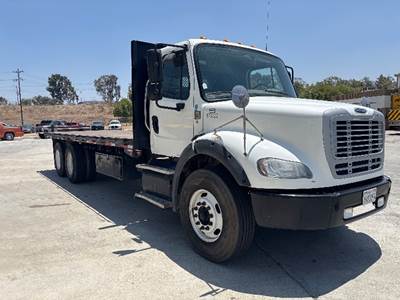 Freightliner M2 112 Tandem Axle Flatbed Truck - 410HP, 10 Speed Automatic