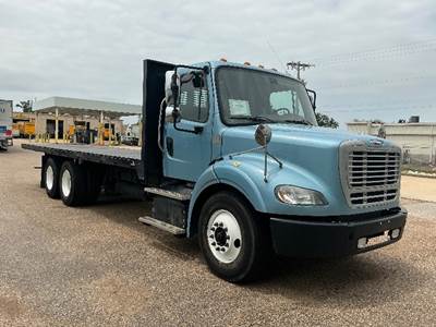 Freightliner M2 112 Tandem Axle Flatbed Truck - 410HP, 10 Speed Automatic