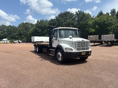 Freightliner M2 112 Tandem Axle Flatbed Truck - 350HP, 10 Speed Manual