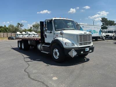 Freightliner M2 112 Tandem Axle Flatbed Truck - 410HP, 10 Speed Automatic
