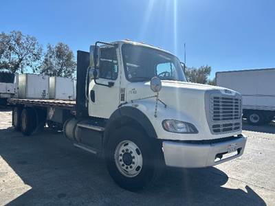 Freightliner M2 112 Tandem Axle Flatbed Truck - 410HP, 10 Speed Automatic
