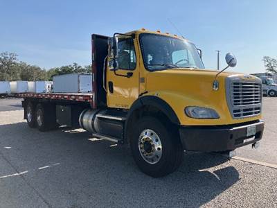 Freightliner M2 112 Tandem Axle Flatbed Truck - 435HP, 13 Speed Automatic