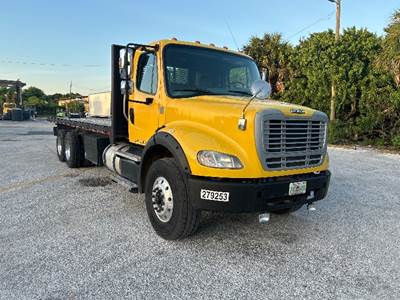 Freightliner M2 112 Tandem Axle Flatbed Truck - 435HP, 13 Speed Automatic