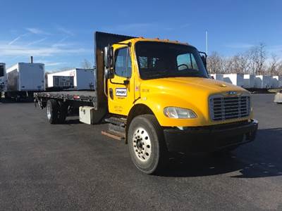 Freightliner M2 26 ft Flatbed Truck - 220HP, 7 Speed Automatic