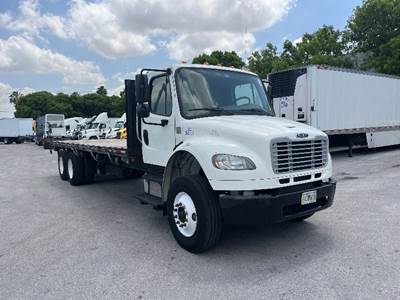 Freightliner M2 Tandem Axle 23 ft Flatbed Truck - 300HP, 6 Speed Automatic