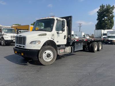 Freightliner M2 Tandem Axle Flatbed Truck - 300HP, 6 Speed Automatic