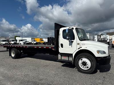 Freightliner M2 26 ft Flatbed Truck - 220HP, 6 Speed Automatic