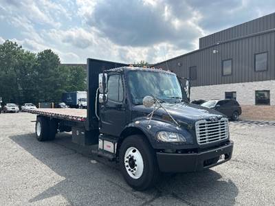 Freightliner M2 24 ft Flatbed Truck - 220HP, 7 Speed Automatic