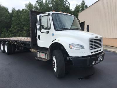Freightliner M2 Tandem Axle 24 ft Flatbed Truck - 330HP, 6 Speed Automatic