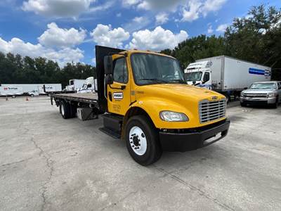 Freightliner M2 26 ft Flatbed Truck - 230HP, 6 Speed Automatic