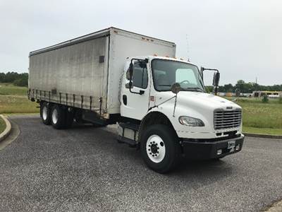 Freightliner M2 Tandem Axle Flatbed Truck - 350HP, 6 Speed Automatic