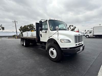 Freightliner M2 Tandem Axle 26 ft Flatbed Truck - 350HP, 6 Speed Automatic