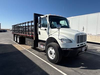 Freightliner M2 Tandem Axle 24 ft Flatbed Truck - 350HP, 10 Speed Manual