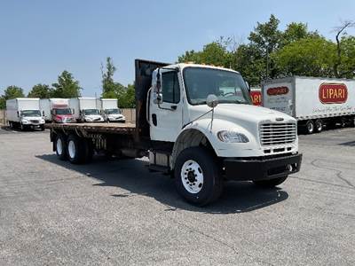 Freightliner M2 Tandem Axle 24 ft Flatbed Truck - 350HP, 10 Speed Manual