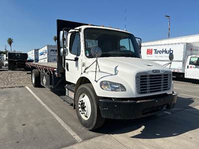 Freightliner M2 24 ft Flatbed Truck - 240HP, 7 Speed Automatic