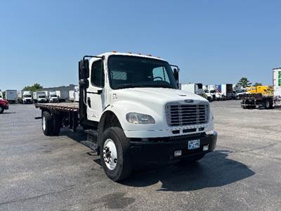 Freightliner M2 24 ft Flatbed Truck - 350HP, 6 Speed Automatic