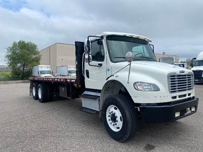 Freightliner M2 Tandem Axle 24 ft Flatbed Truck - 270HP, 6 Speed Automatic