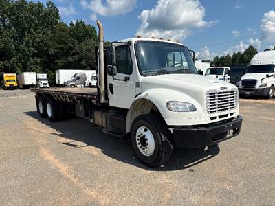 Freightliner M2 Tandem Axle Flatbed Truck - 330HP, 6 Speed Automatic