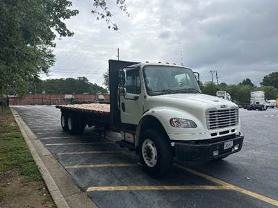 Freightliner M2 Tandem Axle 24 ft Flatbed Truck - 330HP, 6 Speed Automatic