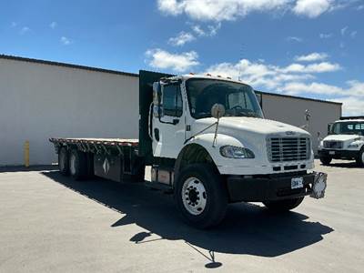 Freightliner M2 Tandem Axle 24 ft Flatbed Truck - 300HP, 6 Speed Automatic