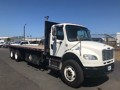 Freightliner M2 Tandem Axle 24 ft Flatbed Truck - 300HP, 6 Speed Automatic