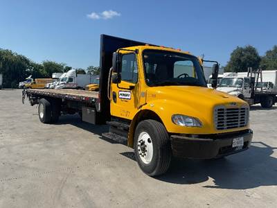 Freightliner M2 26 ft Flatbed Truck - 220HP, 7 Speed Automatic