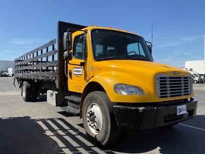 Freightliner M2 26 ft Flatbed Truck - 220HP, 7 Speed Automatic