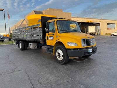 Freightliner M2 26 ft Flatbed Truck - 220HP, 7 Speed Automatic