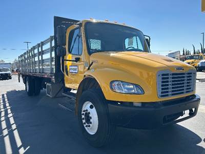 Freightliner M2 26 ft Flatbed Truck - 220HP, 7 Speed Automatic