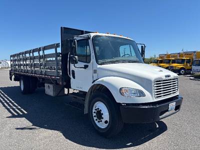 Freightliner M2 26 ft Flatbed Truck - 220HP, 6 Speed Automatic