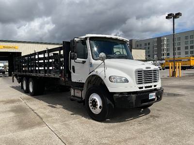 Freightliner M2 Tandem Axle Flatbed Truck - 300HP, 10 Speed Manual