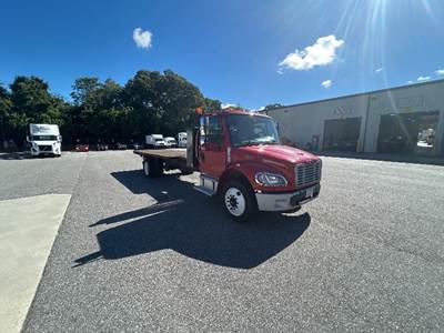 Freightliner M2 Flatbed Truck - 300HP, 6 Speed Automatic