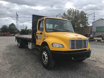 Freightliner M2 Flatbed Truck - 220HP, 7 Speed Automatic