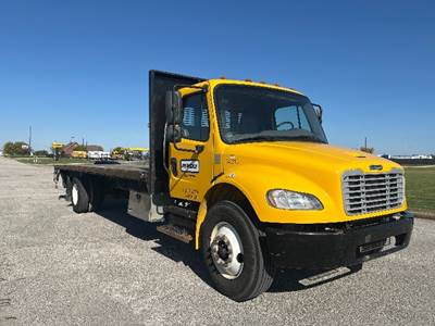 Freightliner M2 Flatbed Truck - 220HP, 7 Speed Automatic