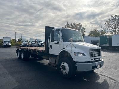 Freightliner M2 Tandem Axle Flatbed Truck - 350HP, 6 Speed Automatic