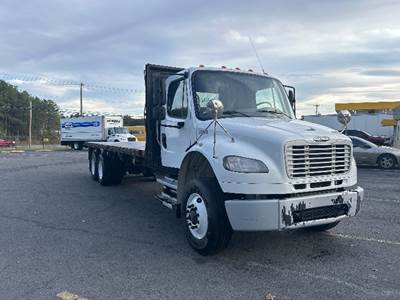 Freightliner M2 Tandem Axle Flatbed Truck - 350HP, 6 Speed Automatic